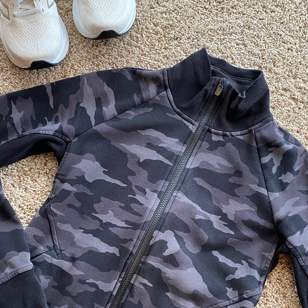 Athleta Camo Full Zip Jacket